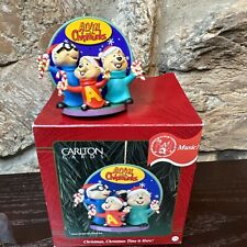 1998 Carlton Cards ORNAMENT Christmas Time Is Here  ALVIN & The CHIPMUNKS Music picture
