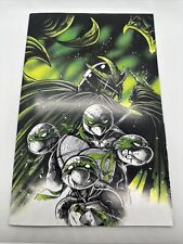 TMNT: Black, White, and Green #1 Limited Poncho VIRGIN Stashhhloot Exclusive picture