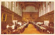 Hutchinson Commons Dining Hall University Chicago Illinois 1910c postcard picture