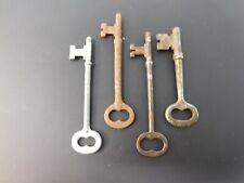 Lot of 4 Antique Vintage Skeleton Keys Salvage Restoration picture