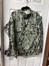 MEDIUM REG US Navy Type III  Green Digital Uniform Blouse Shirt 8405-01-574-0521 picture