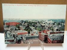 1910 Postcard Birds Eye View Of Brockton Mass MA Showing The High School  picture