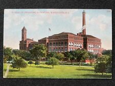 Washington DC Bureau Of Engraving And Printing Antique Photo Postcard picture
