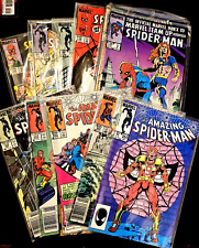 Vintage Lot Of 14 The Amazing Spiderman -Bronze age,  web of spiderman, marvel picture