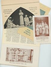 c. 1940s Franciscan Missionaries of Mary Lot of 4 Pamphlets Booklet  E3A picture