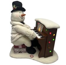 Hallmark Jingle Pals Plush Piano Playing Singing Snowman 2005 Christmas Holiday picture