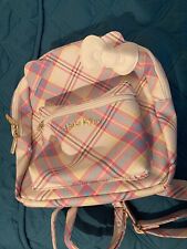 Sanrio Hello Kitty with Bow Backpack Purse Small - Pastel Plaid picture