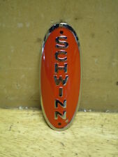 New Schwinn Approved Red Phantom & Hornet Wasp Brass Bicycle Badge picture