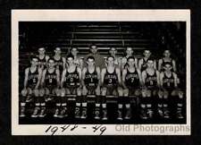 1948-49 AUBURN BASKETBALL TEAM PHOTO w/COACH OLD/VINTAGE PHOTO SNAPSHOT- M243 picture