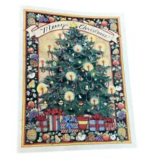 Vintage LANG Christmas Cards Classic Tree by Susan Winget 10 Cards 10 Envelopes picture