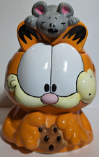 VERY RARE HTF Vintage Garfield with Squeak the Mouse Cookie Jar by PAWS picture