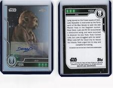 2023 Topps Chrome Star Wars Autograph Auto #DR Deep Roy as Yoda picture
