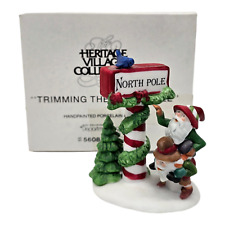 Department 56 Heritage Village Collection Trimming The North Pole 5608-1 picture