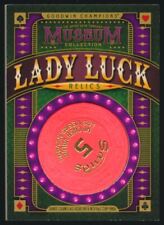 2022 Goodwin Champions Lady Luck Casino Chip Relic #MCL-20 Sands $5 Upper Deck picture