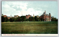 Ohio State Hospital, Columbus Ohio OH Postcard c1910's This was Insane Asylum picture