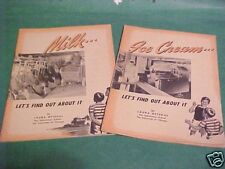 TWO UNIVERSITY OF CHICAGO 1950 BOOKLETS DAIRY COUNCIL picture
