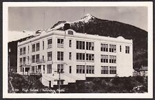 Ketchikan, Alaska RPPC High School - Schallerer Postcard Photo #S-351 picture