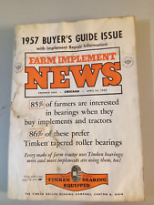 Vintage April 25, 1957 FARM IMPLEMENT NEWS Buyer's Guide & Repair Issue picture