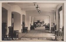 RPPC Postcard Writing Room Chateau Lake Louise Canada  picture