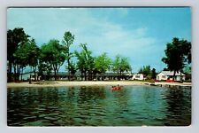 Houghton Lake MI-Michigan, Holiday Motel, Advertising, Antique Vintage Postcard picture