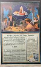 Vintage 1910s Crisco Shortening Baking Ad, Early 20th Century picture