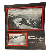 Vintage 20s 30s Broadmoor- Cheyenne Mountain Highway Map Travel Booklet Brochure picture
