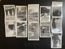 Lot of 11 Vintage Snapshot Photos of Yosemite & Glacier Point 1950's picture