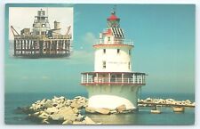 Postcard Brandywine Shoal Lighthouse Delaware Bay New Jersey picture