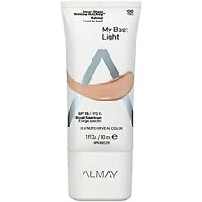 Almay Smart Shade Skin Tone Matching Makeup, Light [100] 1 oz (Pack of 3) picture