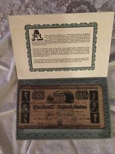 Antiqued Repro Of Genuine American Currency (3) Limited Edition picture