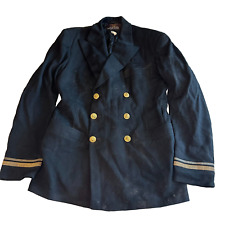 Vintage US Navy Officer Service Dress Blue SDB Uniform Coat Jacket Size 36 picture
