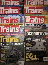 Trains 2007 Magazine 9 Issues Jan Feb March Apr May June July Aug Locomotive Edi picture