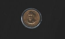 Vintage 1964 Franklin Mint William Henry Harrison Bronze Coin in Holder Mint picture