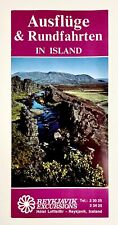 1970s Reykjavik Iceland Tour Ausfluge Rundfahrten Loftlrioit VTG Travel Brochure picture