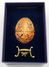 JOAN RIVERS IMPERIAL TREASURES EGG KEEPSAKE BOX & NECKLACE 2008 LIMITED ED CORAL picture