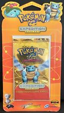 2002 Pokemon Expedition Blastoise Artwork Blister Pack Factory Sealed WOTC picture