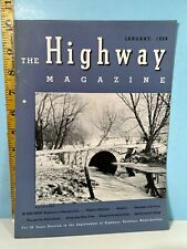 1938 Jan. The Highway Magazine - Highways, Railways & Bridges & Infrastructure picture