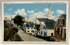Bradford Street, Looking East, Provincetown, Massachusetts MA Vintage Postcard picture