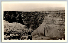 RPPC Vintage Postcard - Halemaumau Pit - Mauna Loa - Unposted - Real Photo picture