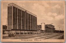 Postcard Railway Ice Plant; Monett, Missouri 1928 Eg picture