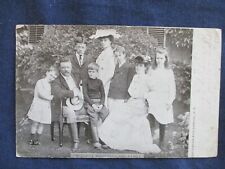 1907 President Roosevelt & Family Postcard Waukon & Castalia Iowa Cancels picture