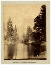 California, Yosemite Valley, the Sentinel, Photo. Isaac West Taber Vintage Print picture