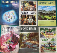 1949 FORD TIMES Magazine x 5 January to May ONLY Cars Travel Letters Articles picture