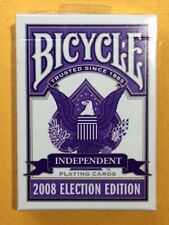 Bicycle Election 2008 Independent Playing Cards in Carat DS1 Mint NEW Sealed picture
