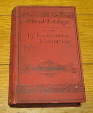 1876 Official Catalogue of The U.S. International Exhibition H/C Revised Edition picture