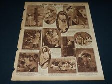 1923 APRIL 1 NEW YORK TIMES PICTURE SECTION NO. 5 - SARAH BERNHARDT - NT 8888 picture