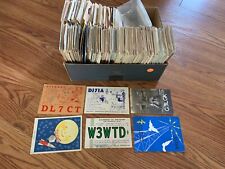 Large Lot of 1000+ Vintage Worldwide Radio QSL Cards RARE picture