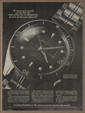 1970 Bulova Accutron Watch Vintage Print Ad Deep Sea 666 Feet Most Accurate picture