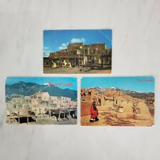 Vintage Postcards - Taos Pueblo, New Mexico - 3 Cards picture