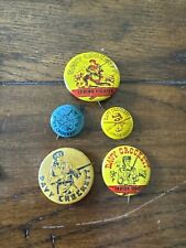 Lot Of 5 Vintage Davy Crocket Pins picture